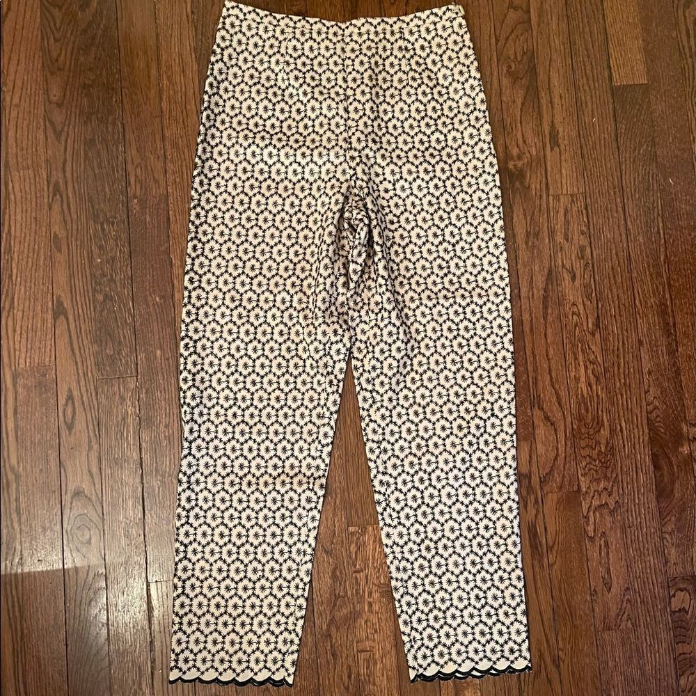 EUC 💯 Silk Cigarette Pants Sz 8 Due Per Due